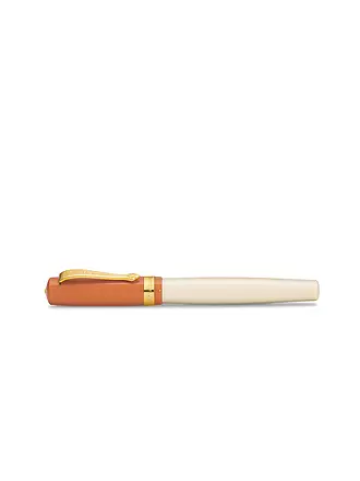 KAWECO | Penna stilografica Student 70's Soul Medium arancione bianco |